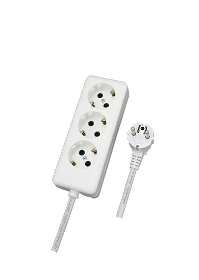 3Way socket with cable